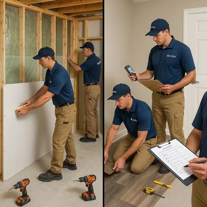 Repairs and Reconstruction process in Sharpsville, PA
