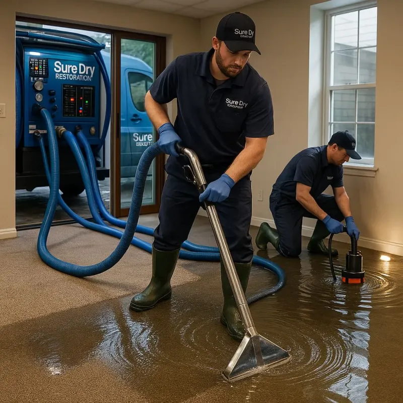 Water Extraction and Removal process in Sharpsville, PA